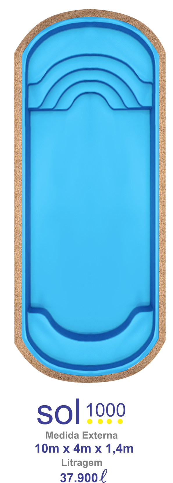 Piscina Maragogi Sol 1000